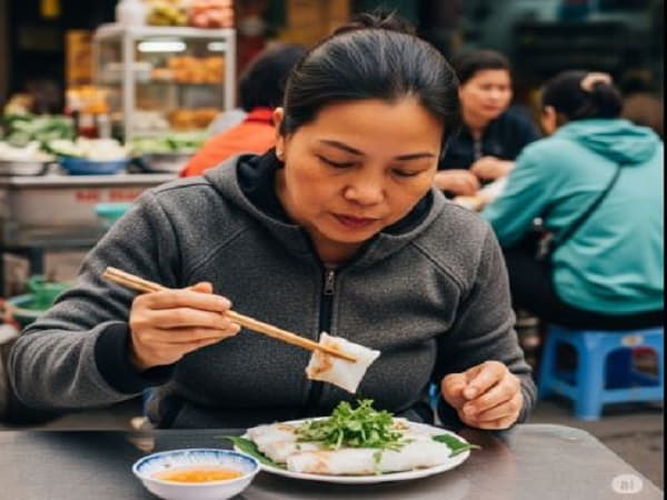 Ý nghĩa chung giấc mơ thấy ăn bánh cuốn